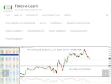 Tablet Screenshot of forex-e-learn.com